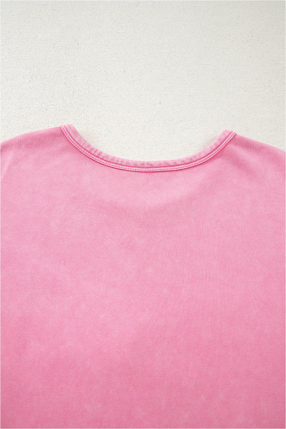 Bonbon Waffle Bowknot Patchwork Graphic Mineral Wash Plus Size Sweatshirt
