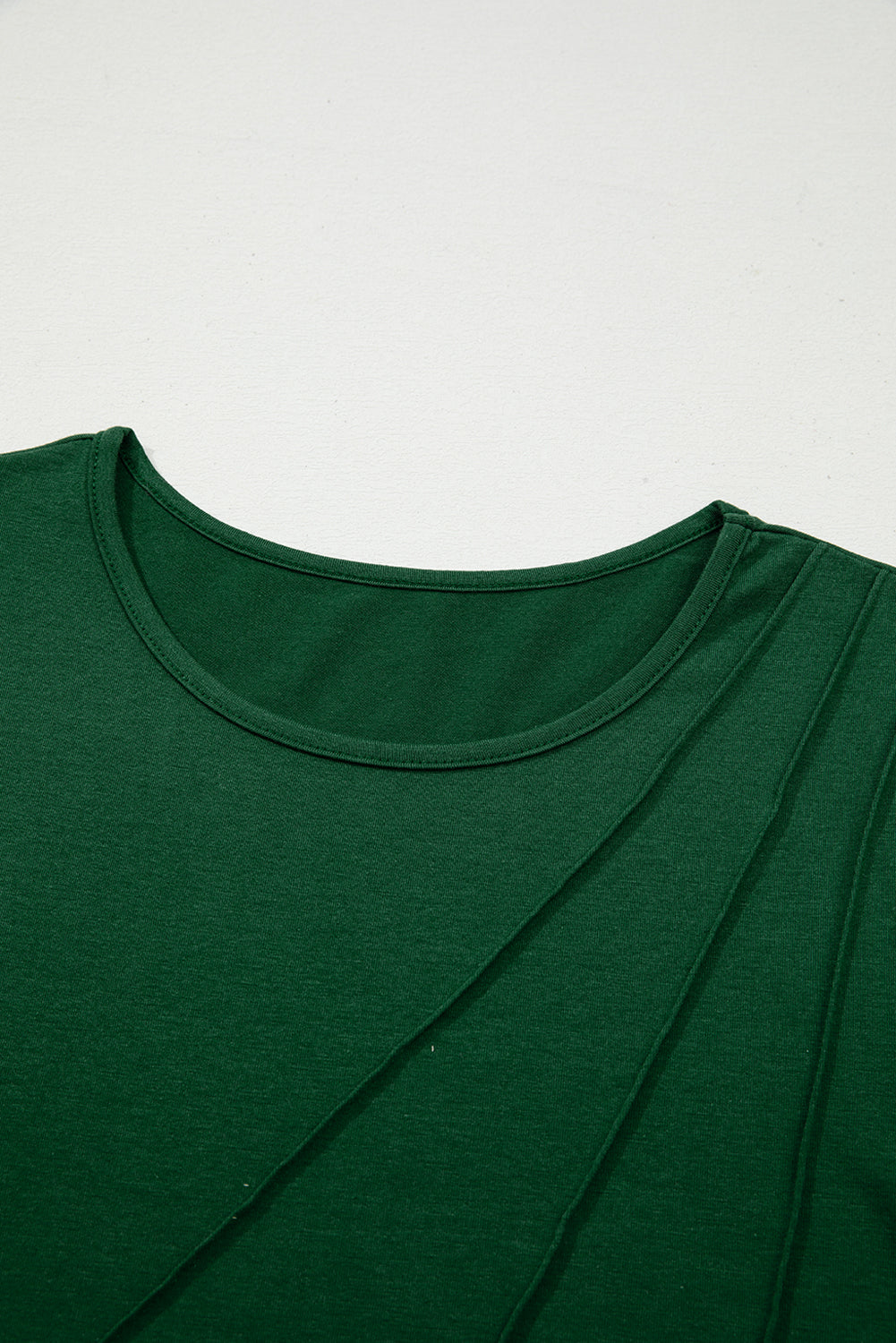 Alejandra Detail Solid Color Long Sleeve Top