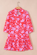 Milan Ruffle Hem Mini Dress