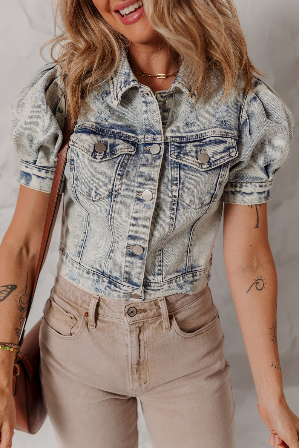 Eleanor Chest Puff Sleeve Jacket