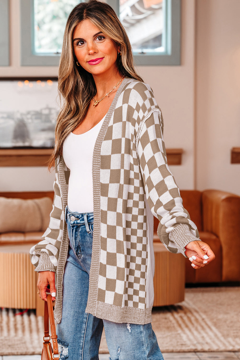 Promise Front Drop Shoulder Cardigan