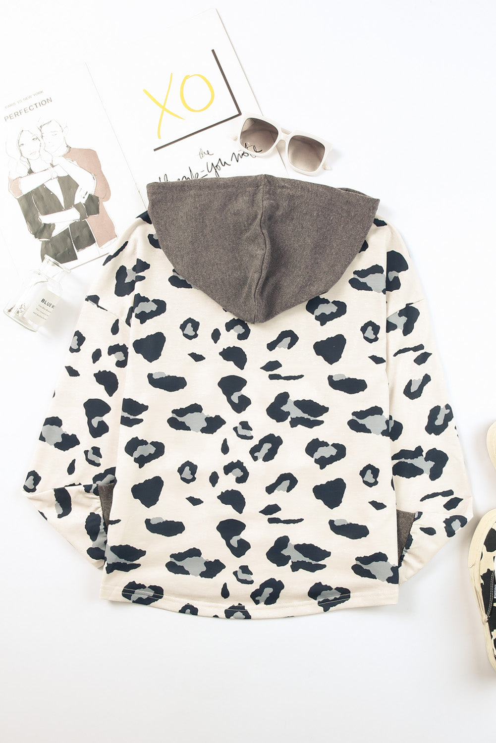 Avery Color Block Drawstring Hoodie