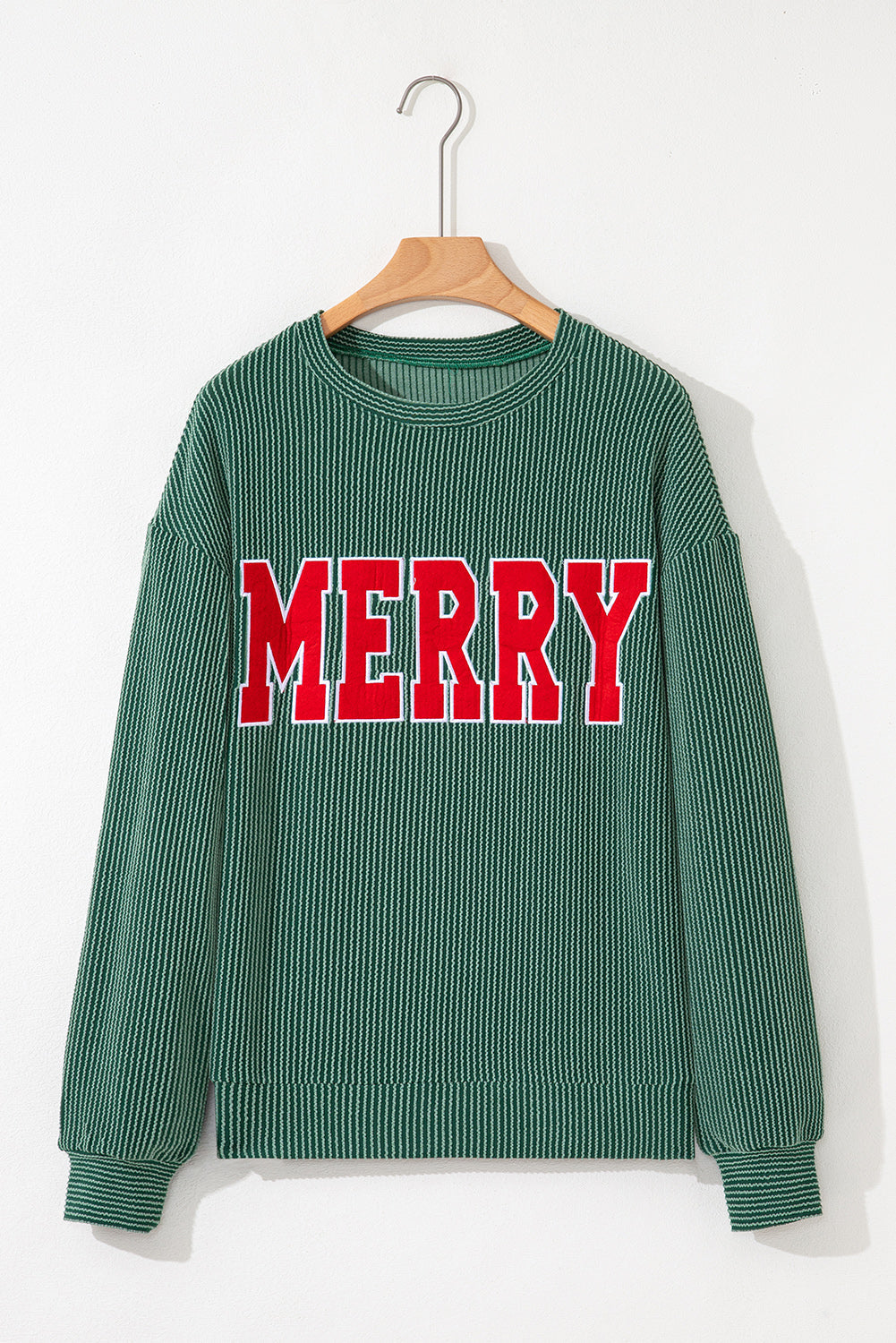 Aliella Letter Graphic Loose Long Sleeve Top