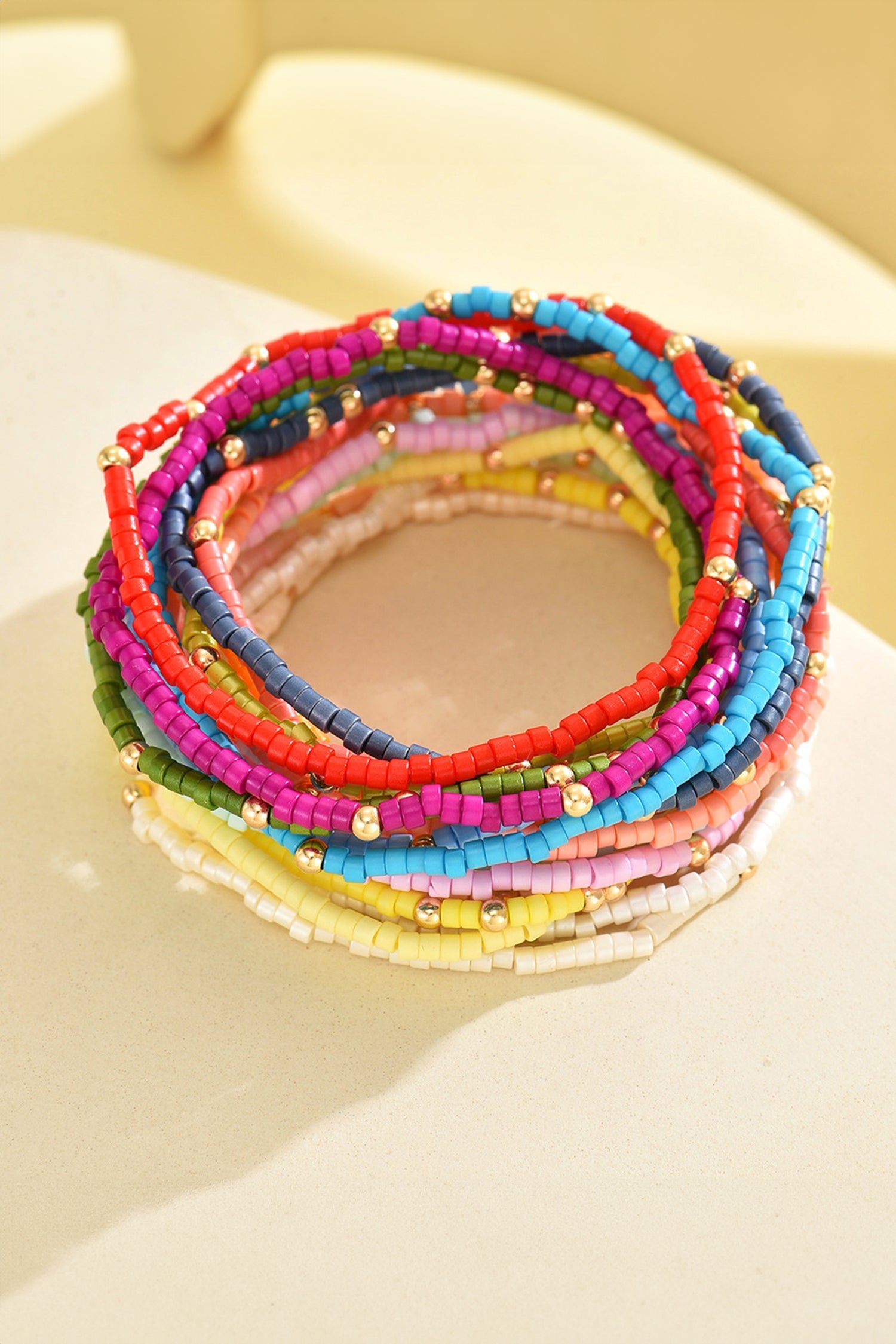 Vienna Bead Stretch Bracelet Set