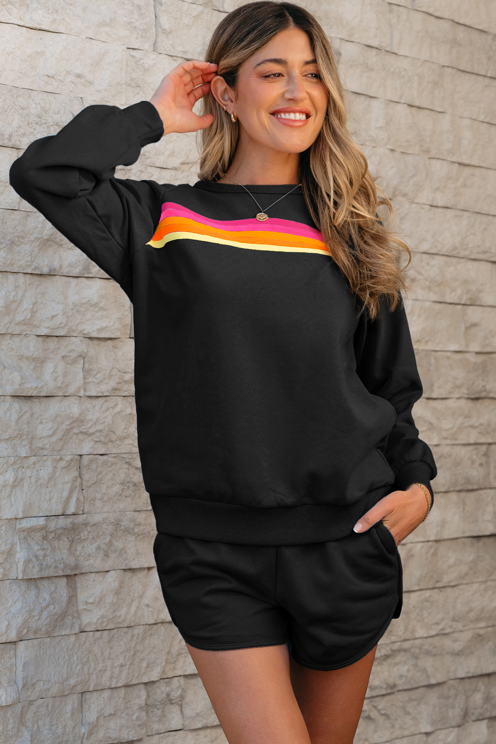 Finley Rainbows High Waist Sweatpants