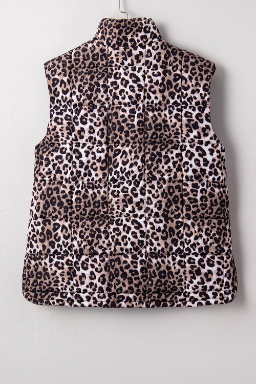 Aria Zipper Casual Puff Vest