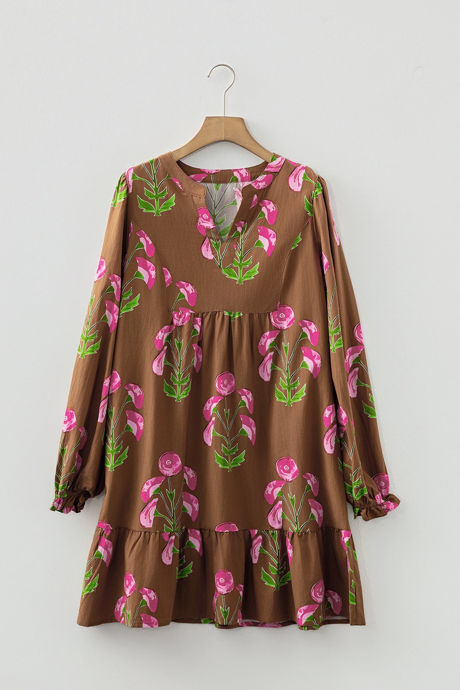 Kelly Hem Puff Sleeve Dress