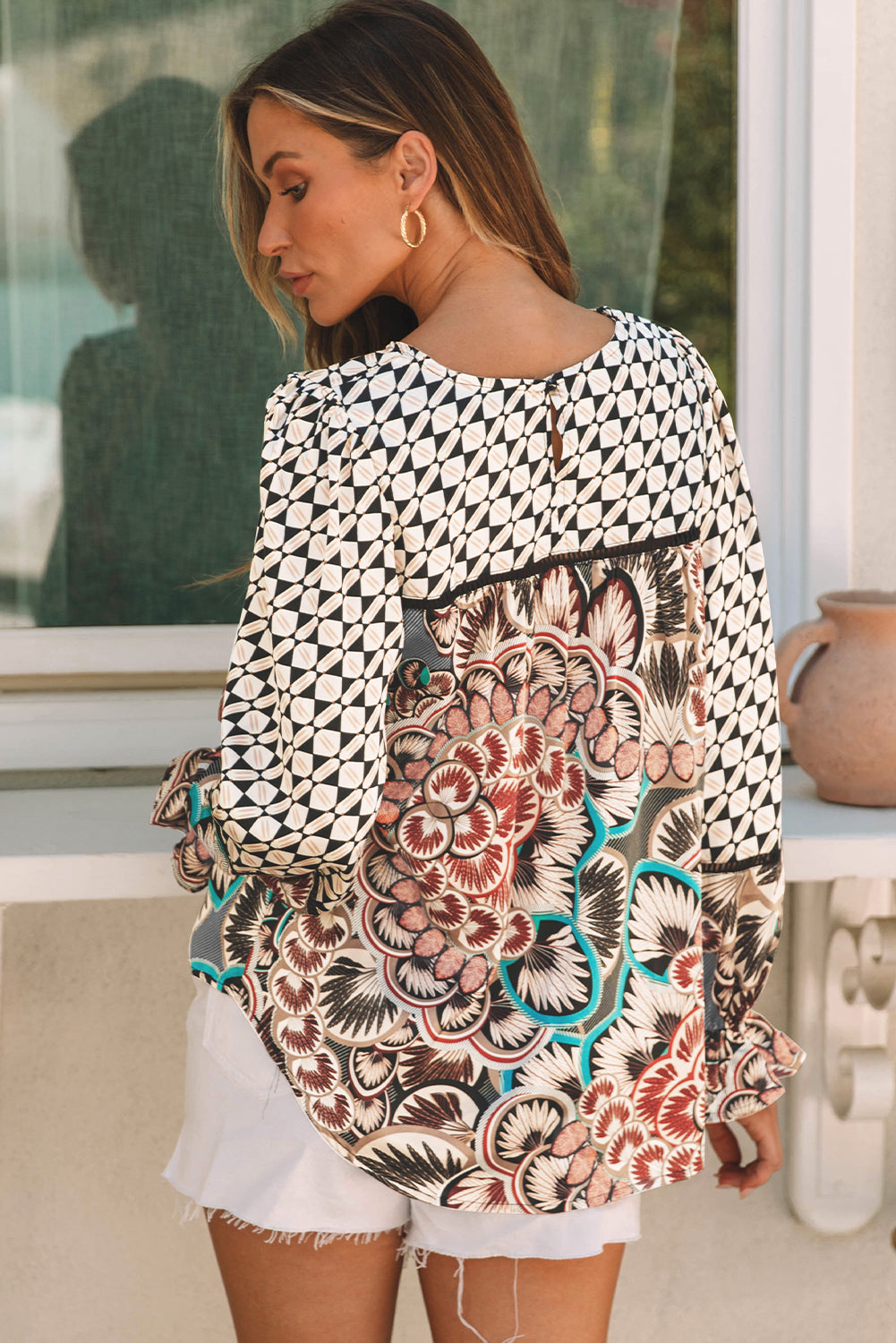 Brenda Long Sleeve Blouse Long Sleeve Top