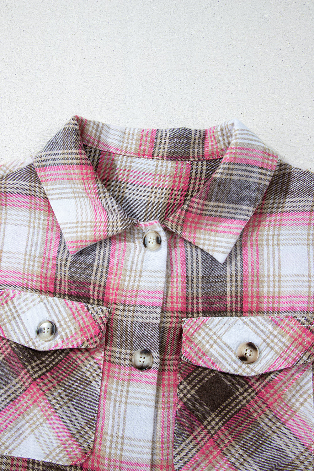 Harper Plaid Flap Up Shacket