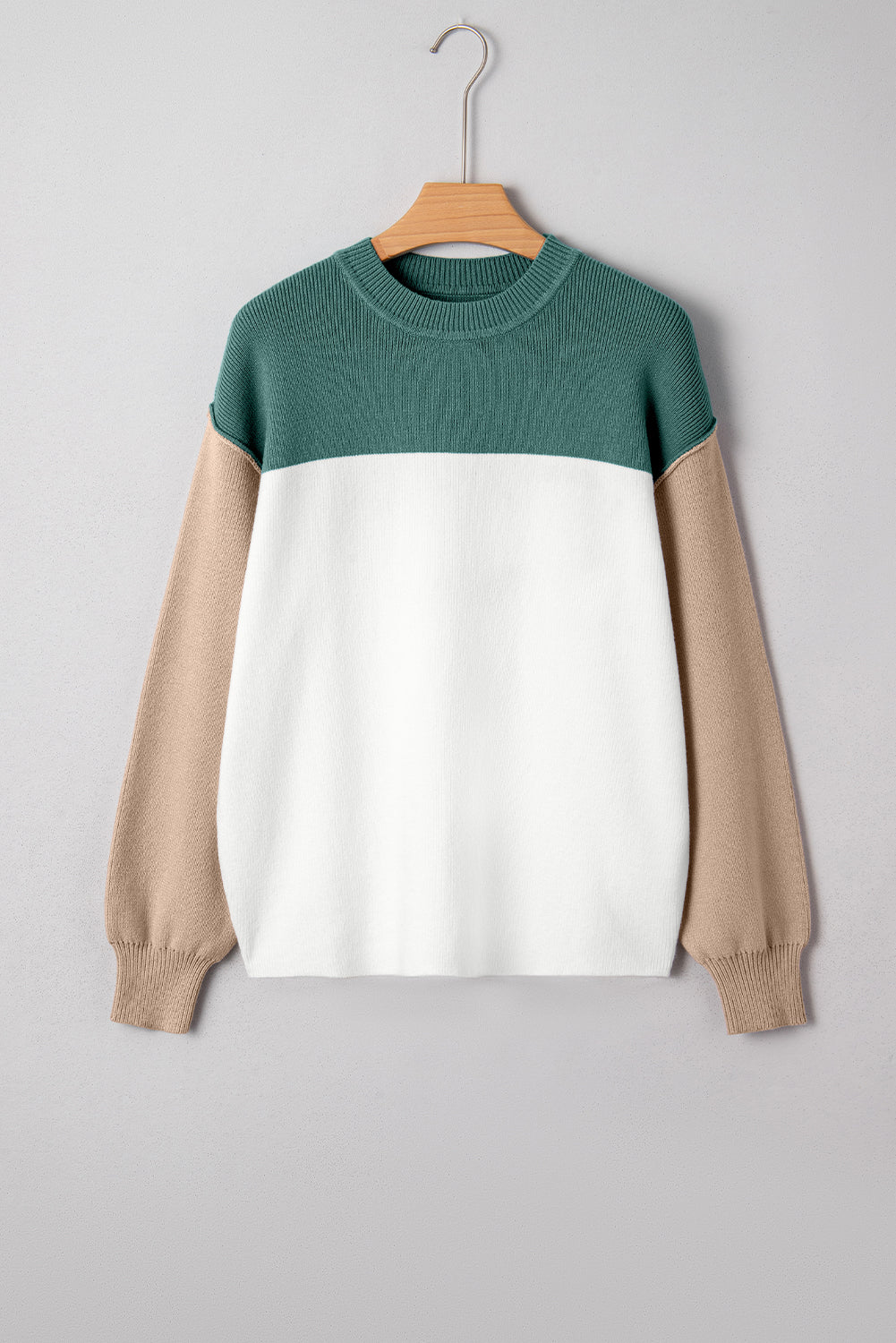Anava Ribbed Knit Baggy Sweater