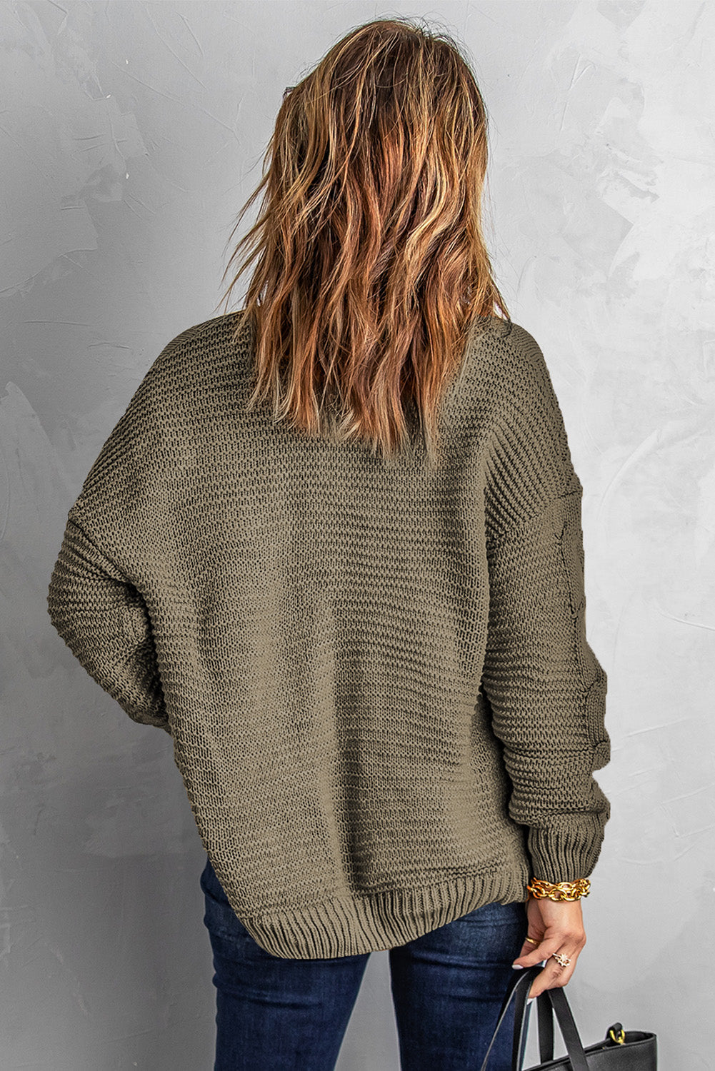 Lyralara Long Sleeve Knit Cardigan