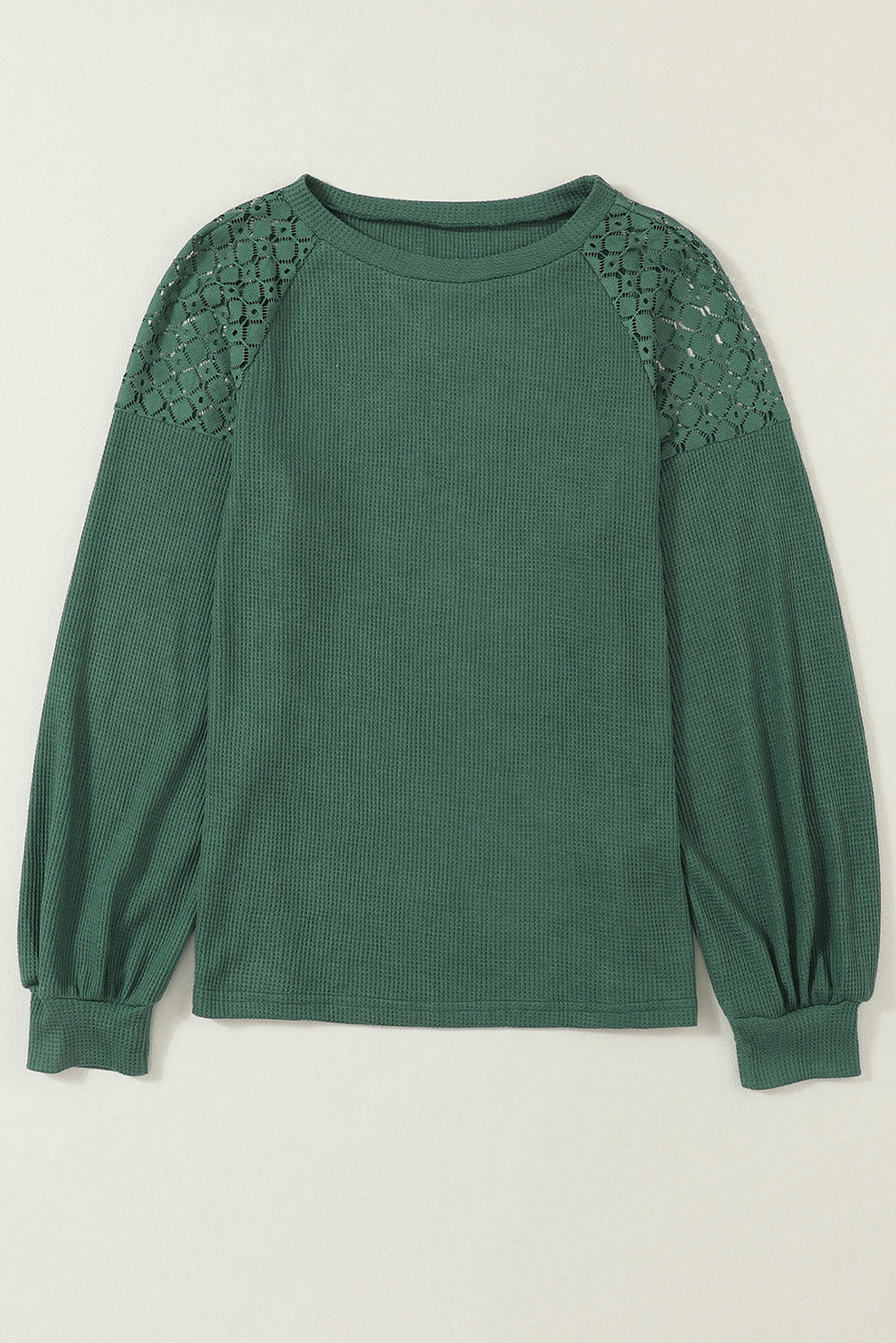 Ava Sleeve Textured Pullover Long Sleeve Top