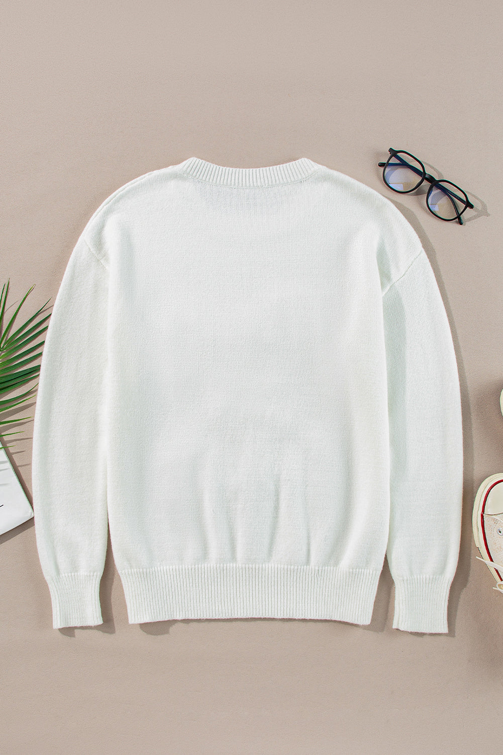 Aria Bright Graphic Christmas Sweater