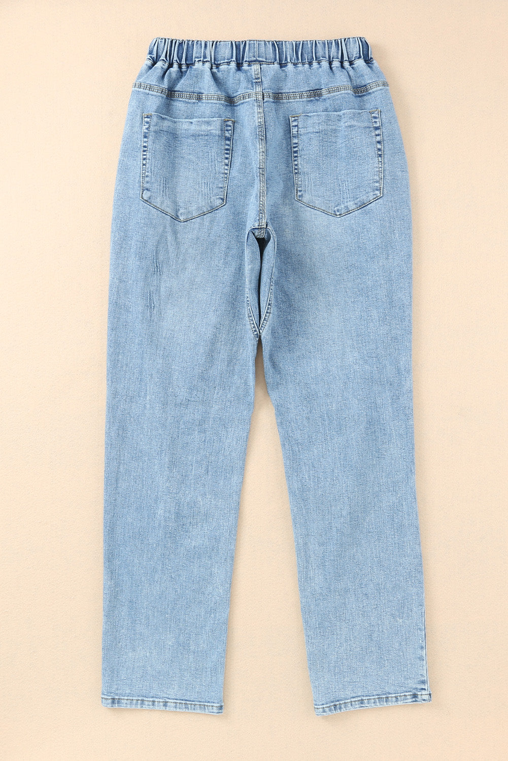 Aileen Gather Distressed Jogger