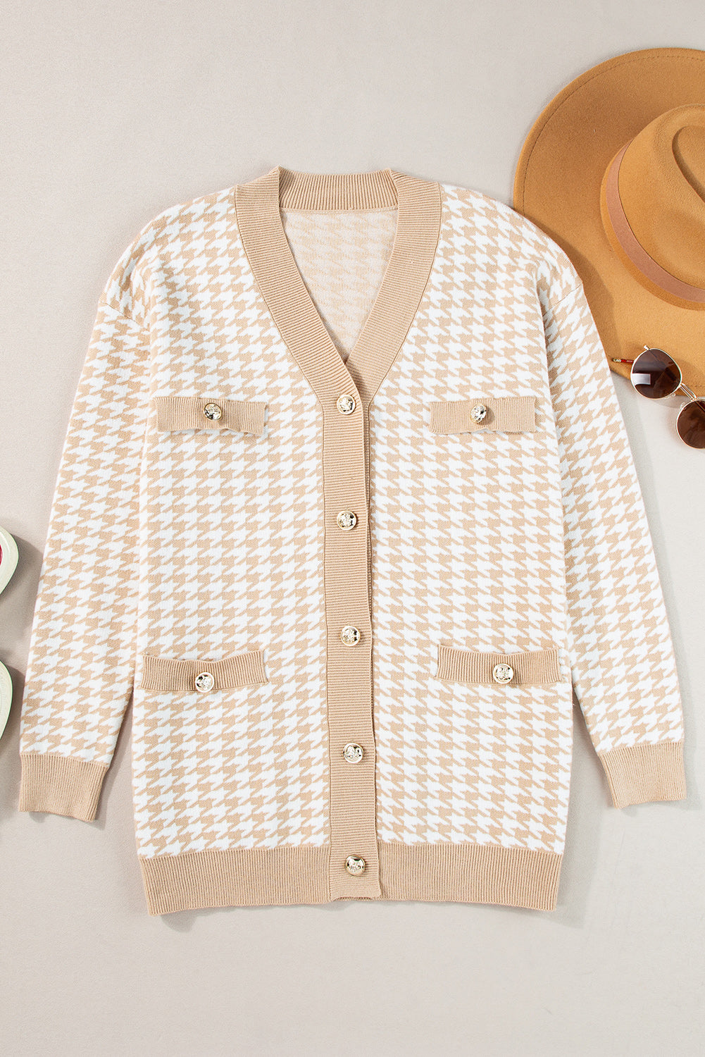 Ayla Edge Metal Slim Cardigan