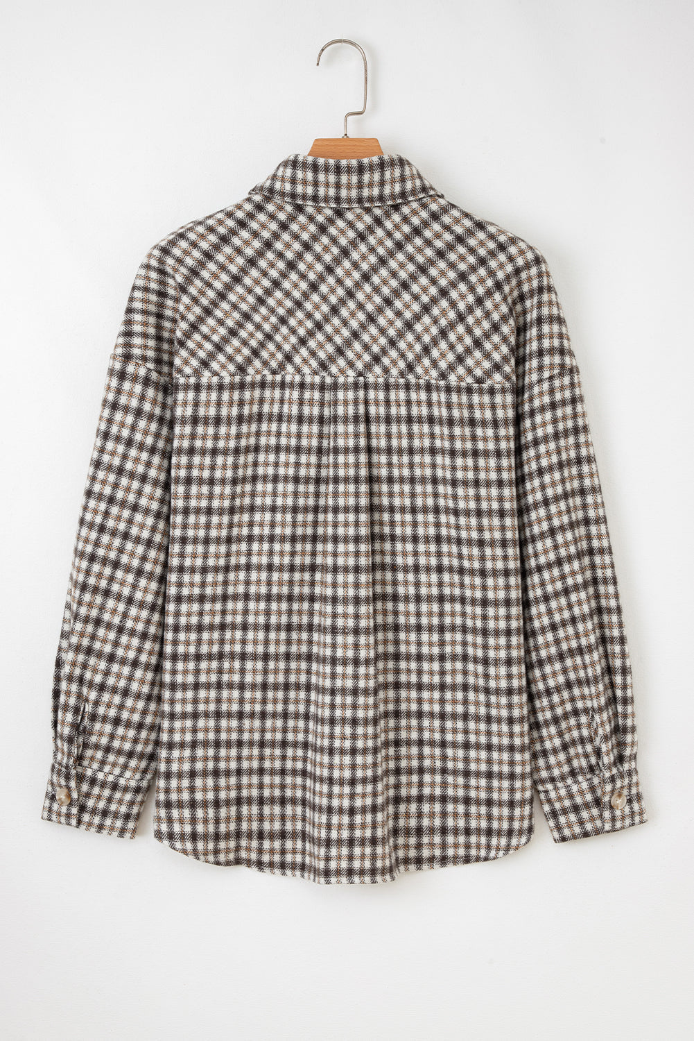 Ava Flap Patchwork Plaid Shacket