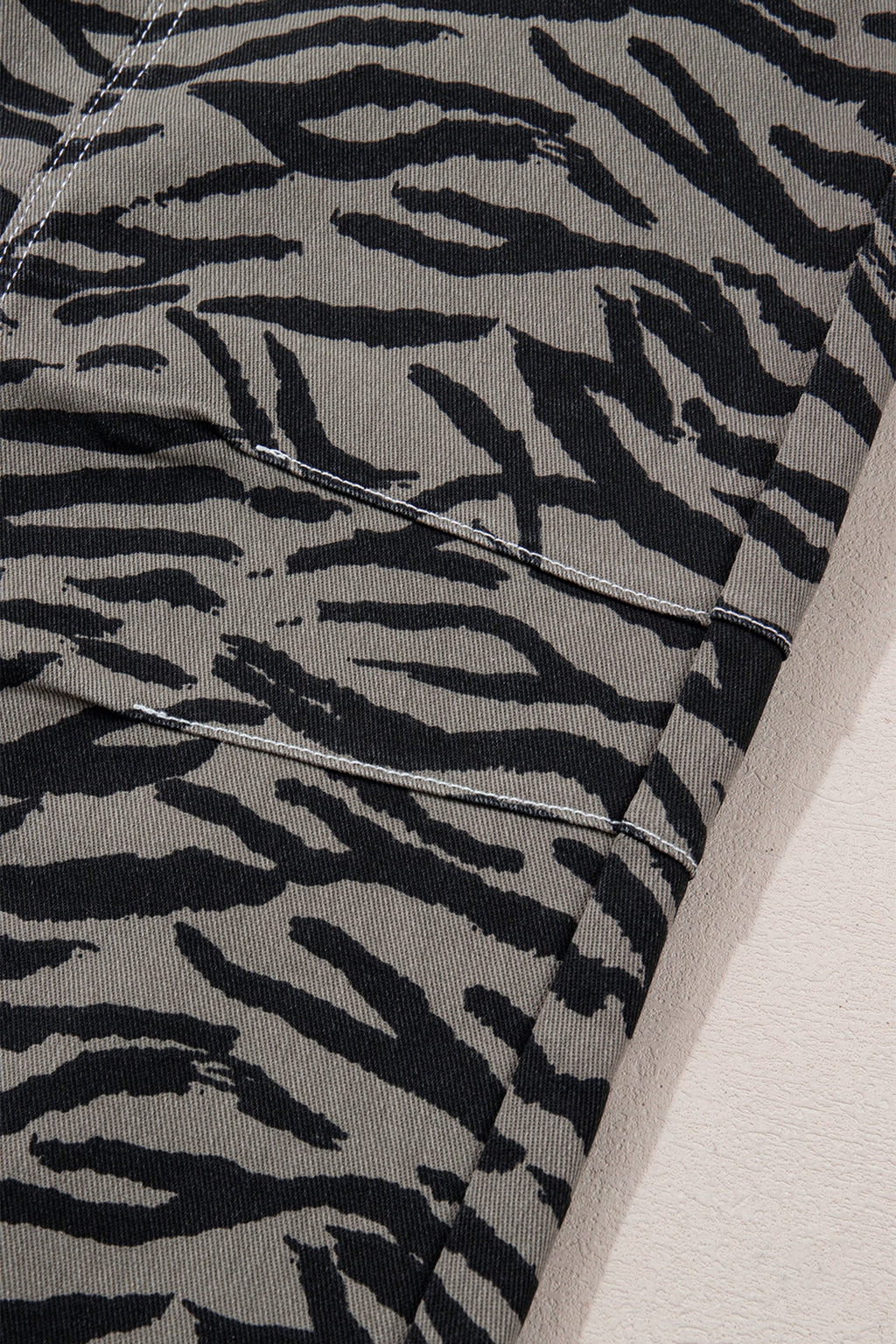 Hunter Printed Wide Leg Jeans