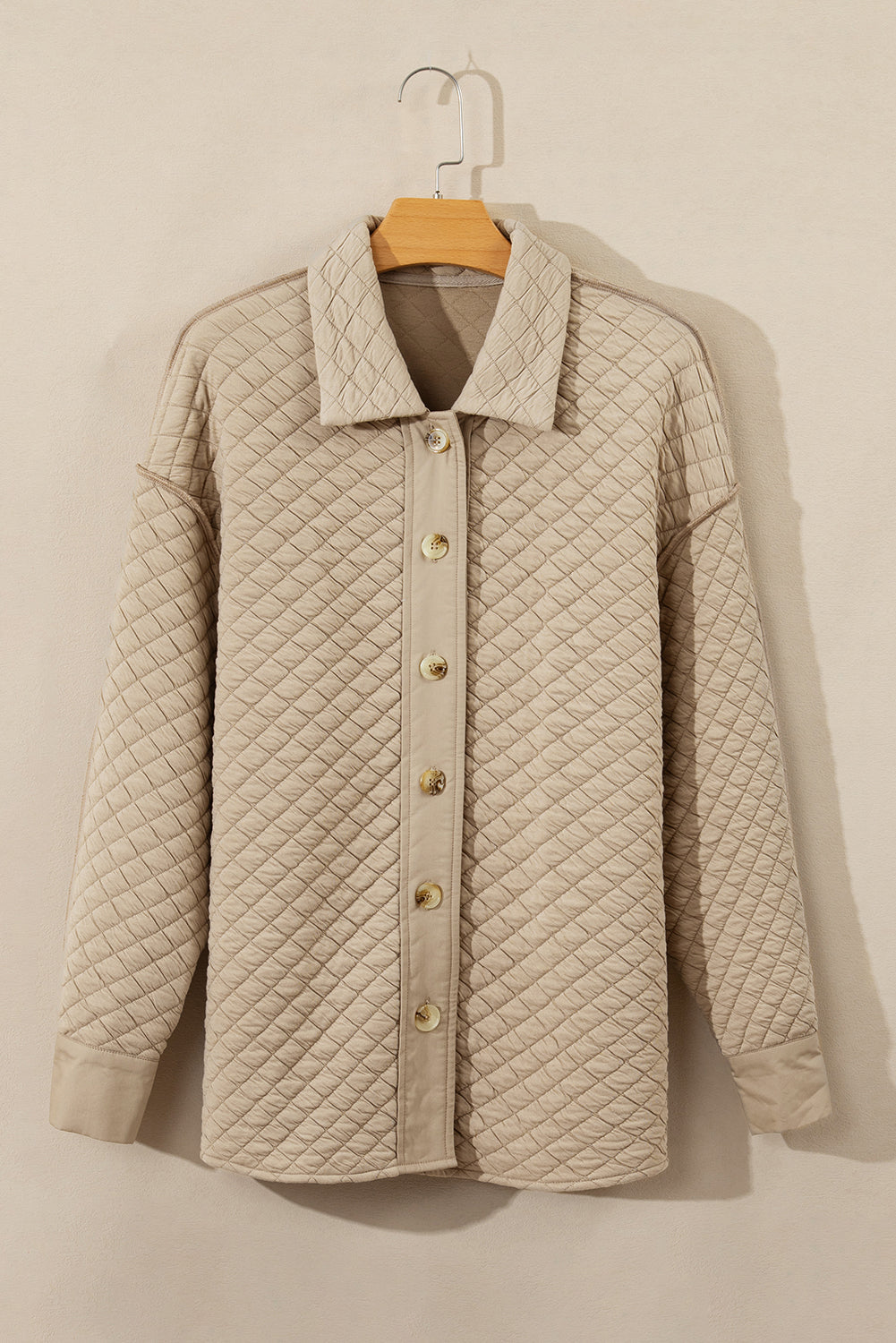 Celeste Quilted Puffer Buttoned Shacket