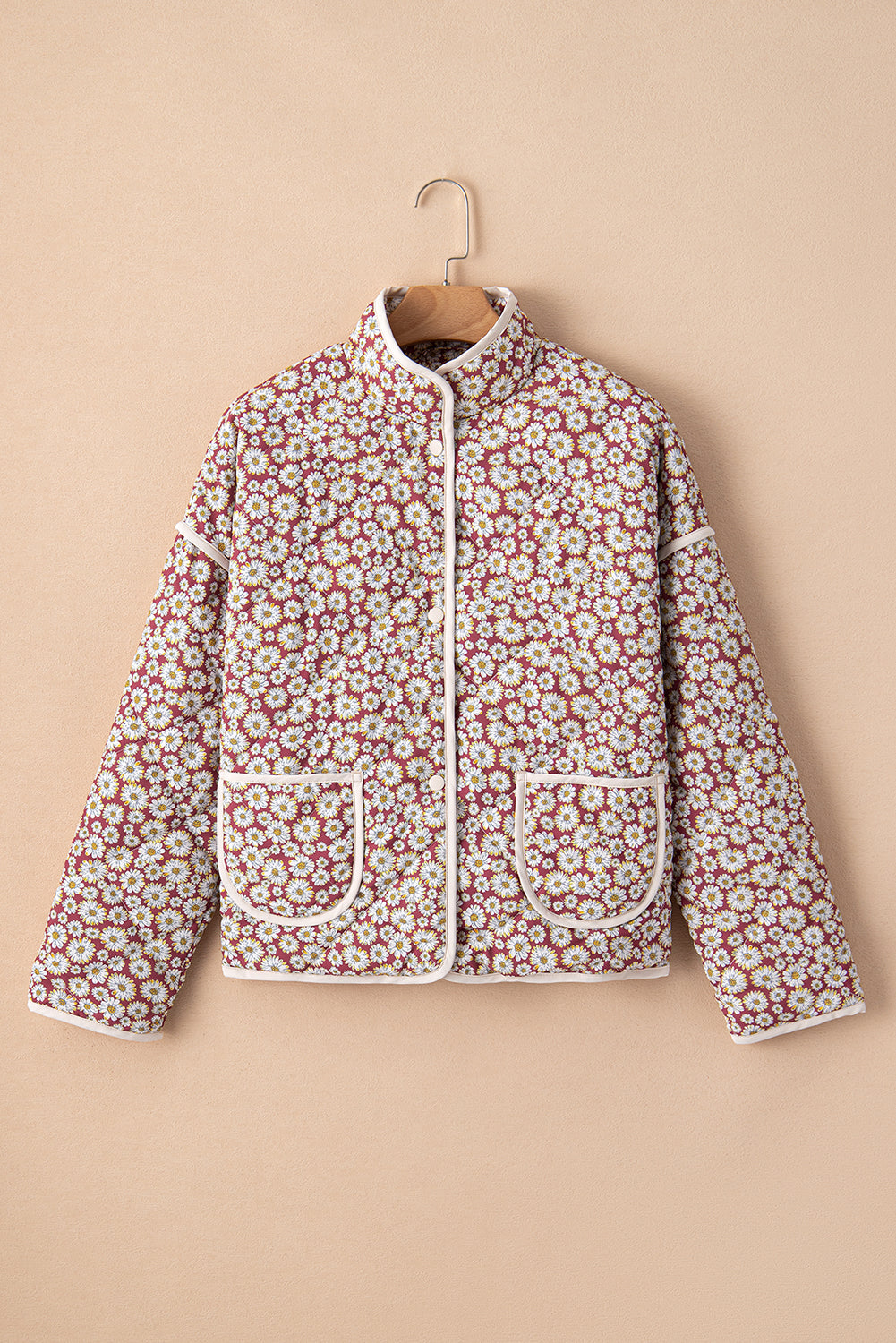 Avery Contrast Edge Stand Jacket