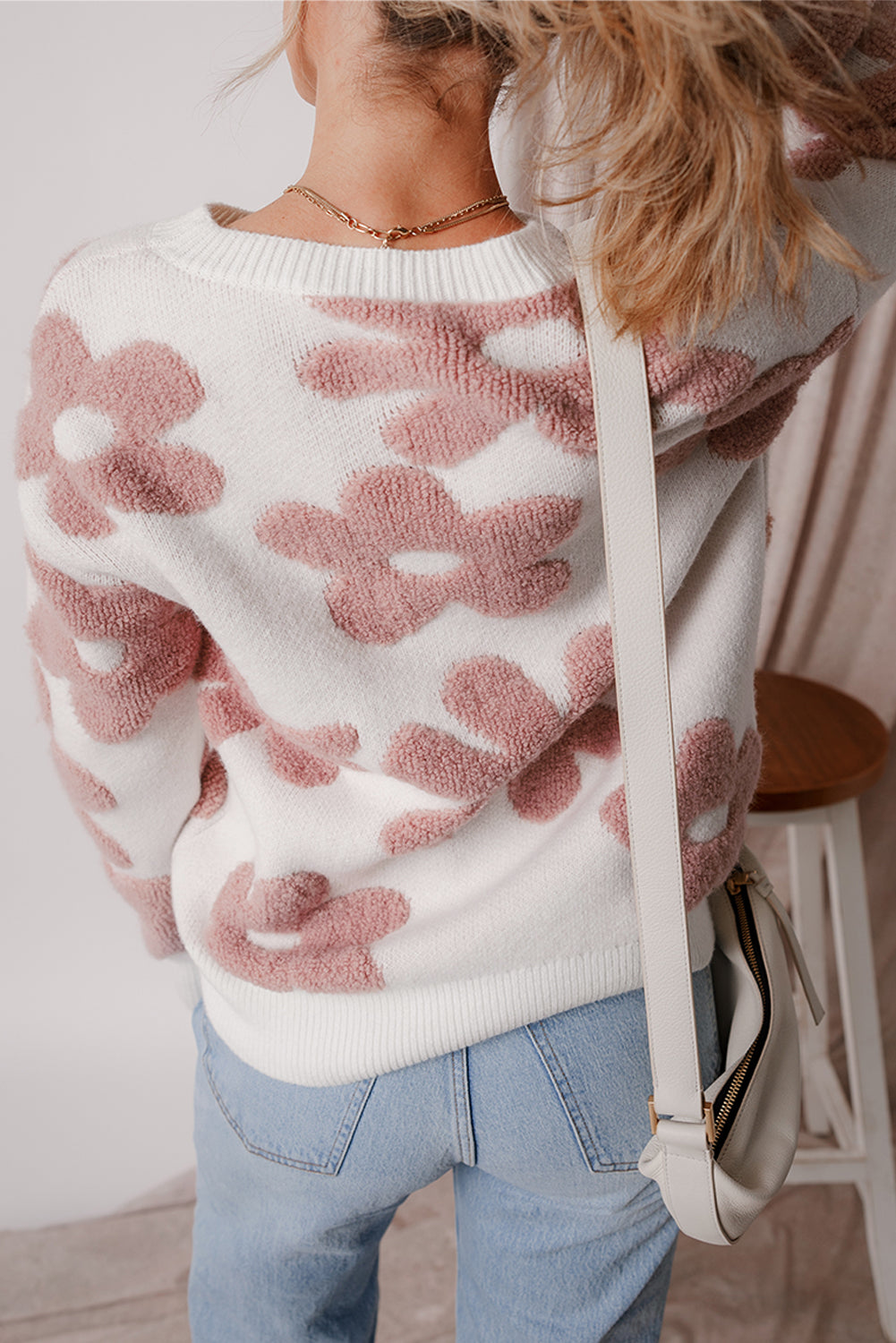 Aria Drop Shoulder Loose Sweater