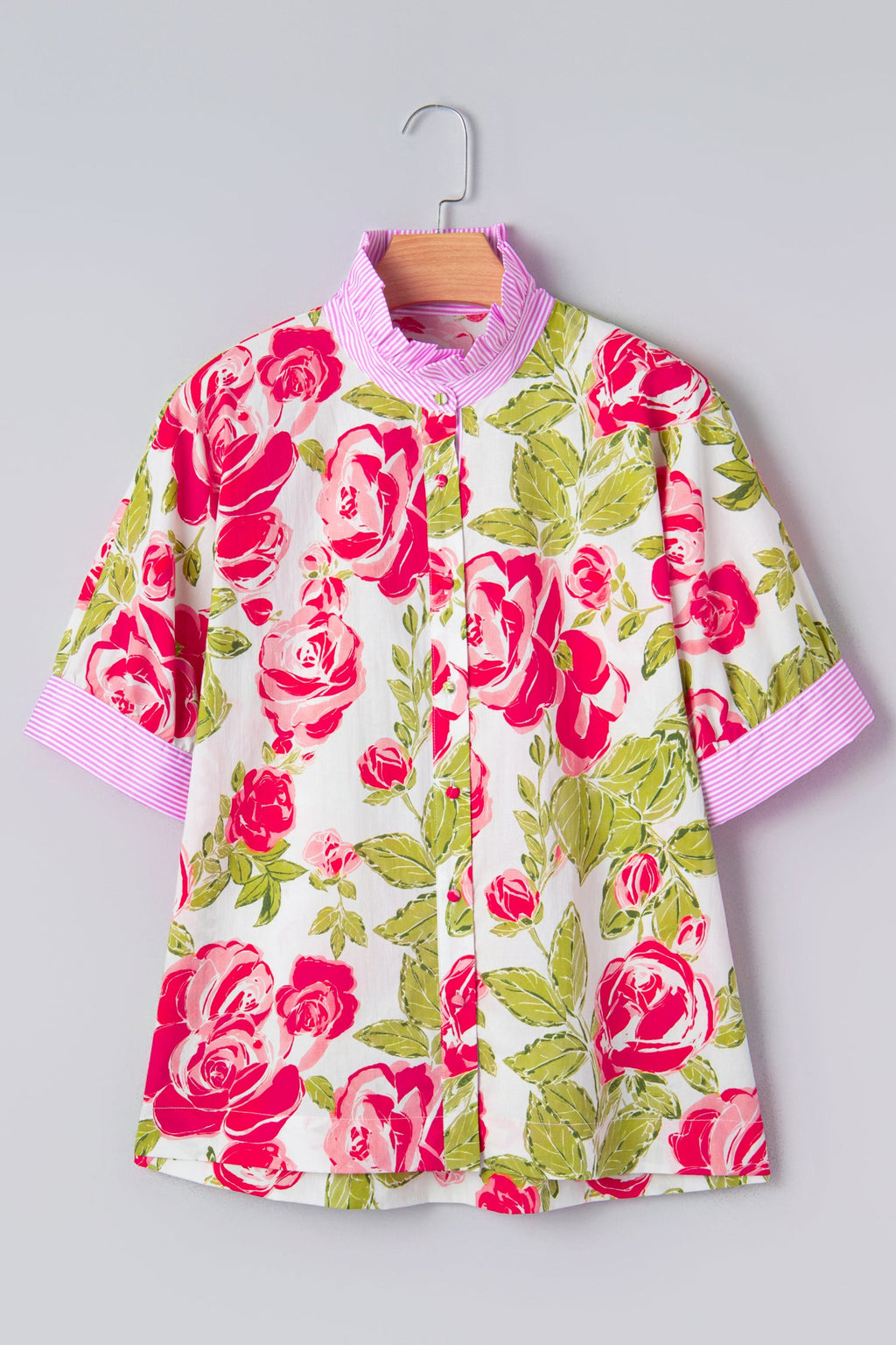 Rebekah Collar Short Sleeve Shirt