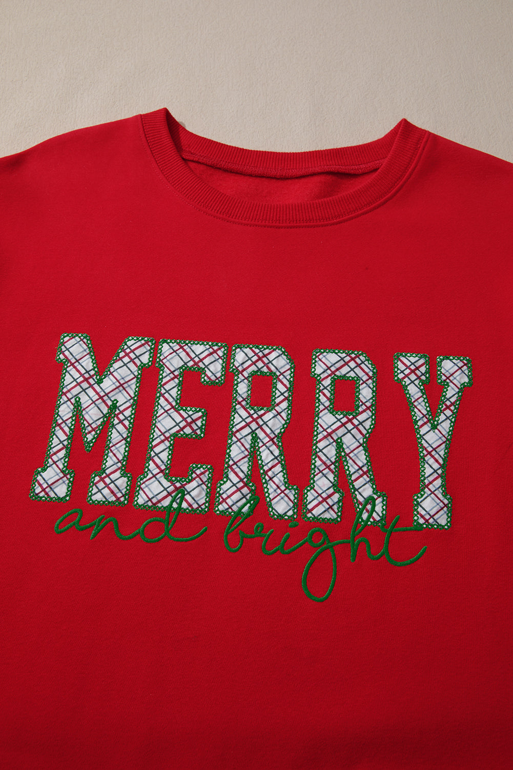 Paulina Bow Decor Christmas Sweatshirt