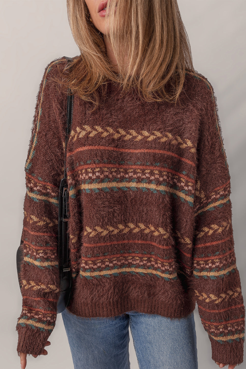 Madison Knitted Drop Shoulder Sweater