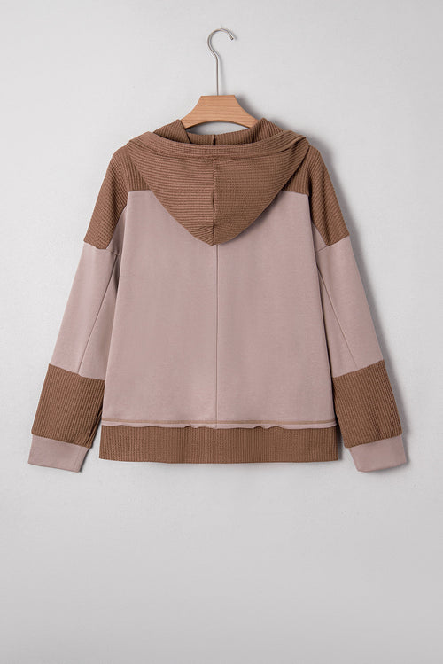 Alessia Exposed Seam Casual Hoodie