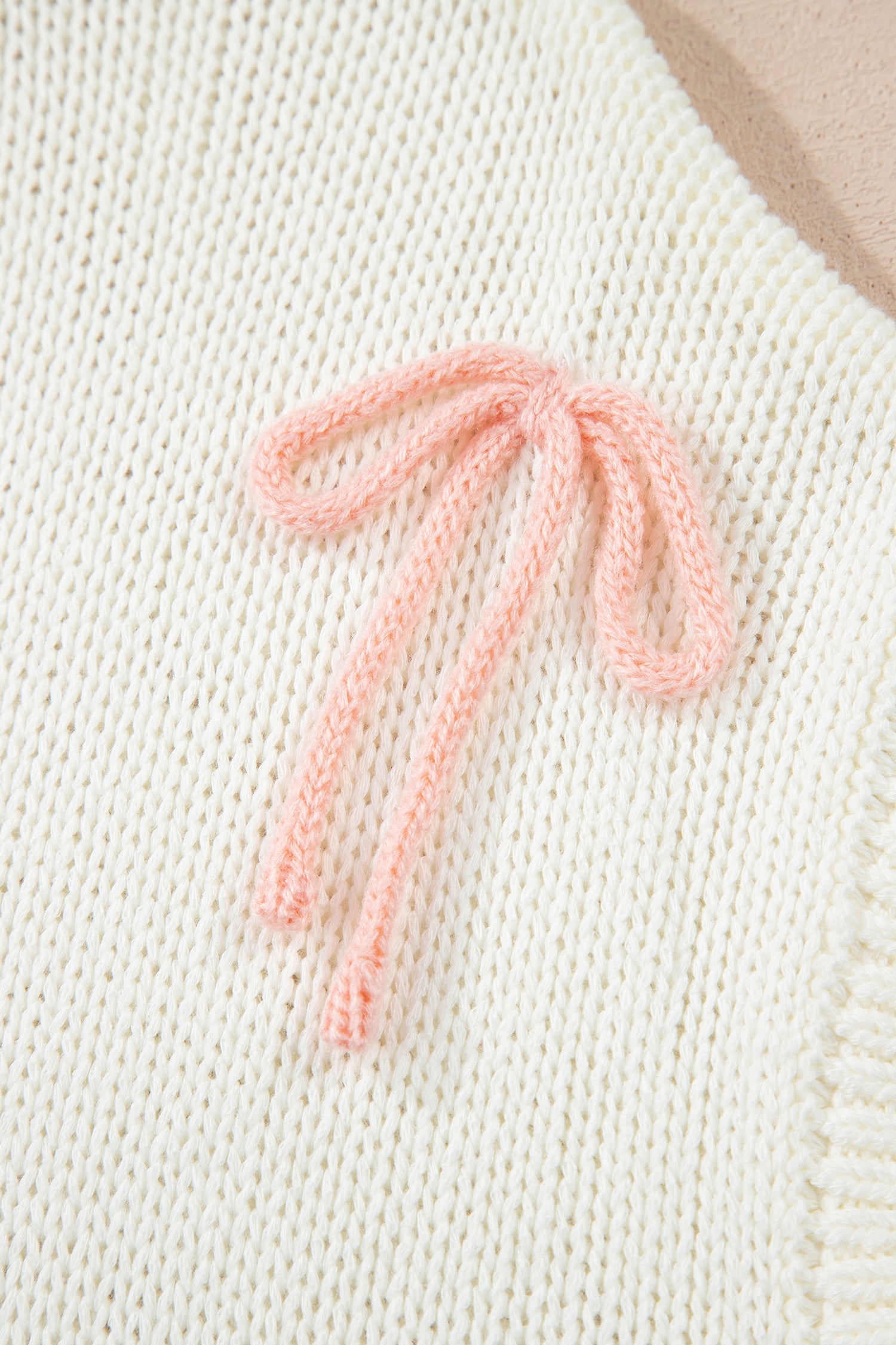 Malani Bow Knot Loose Sweater