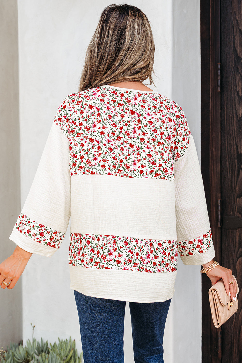 Penny 3 4 Sleeve Blouse
