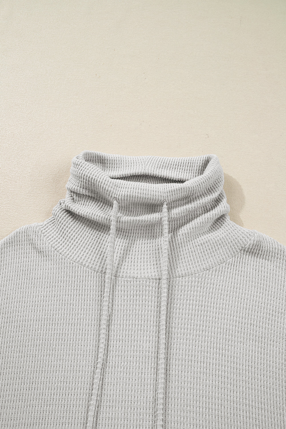 Amber Drawstring Cowl Oversize Top