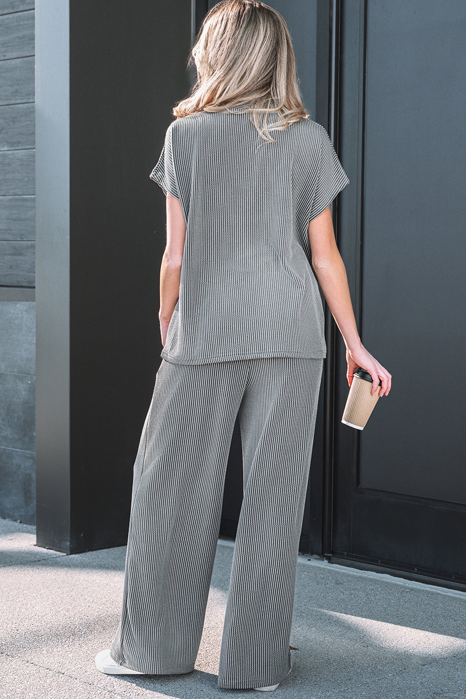 Guinevere Ribbed High Loose Tee
