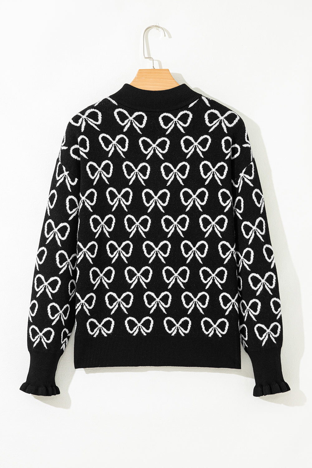 Elizabeth Shoulder Zipped Collar Sweater