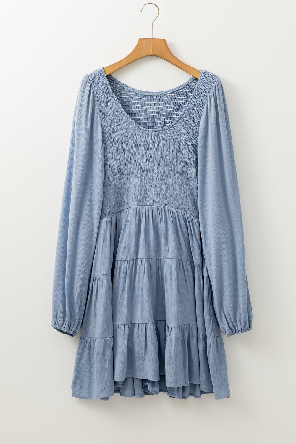 Aadhya Smocked Tiered Mini Dress