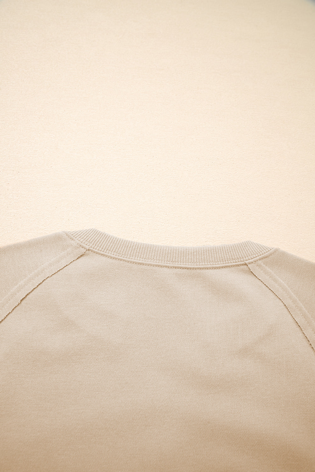 Ashley Sleeve Side Slit Sweatshirt