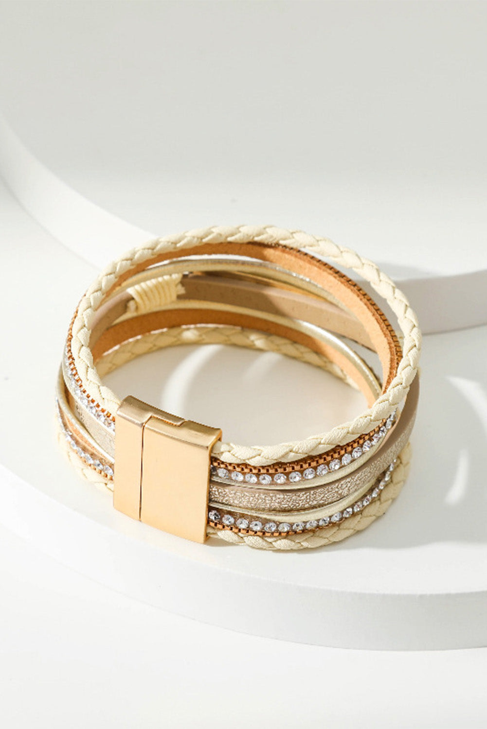 Ivyjana Braided Detail Buckle Bracelet