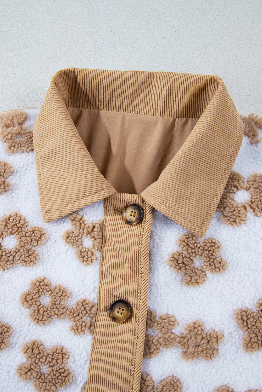 Elisa Pattern Up Fleece Jacket