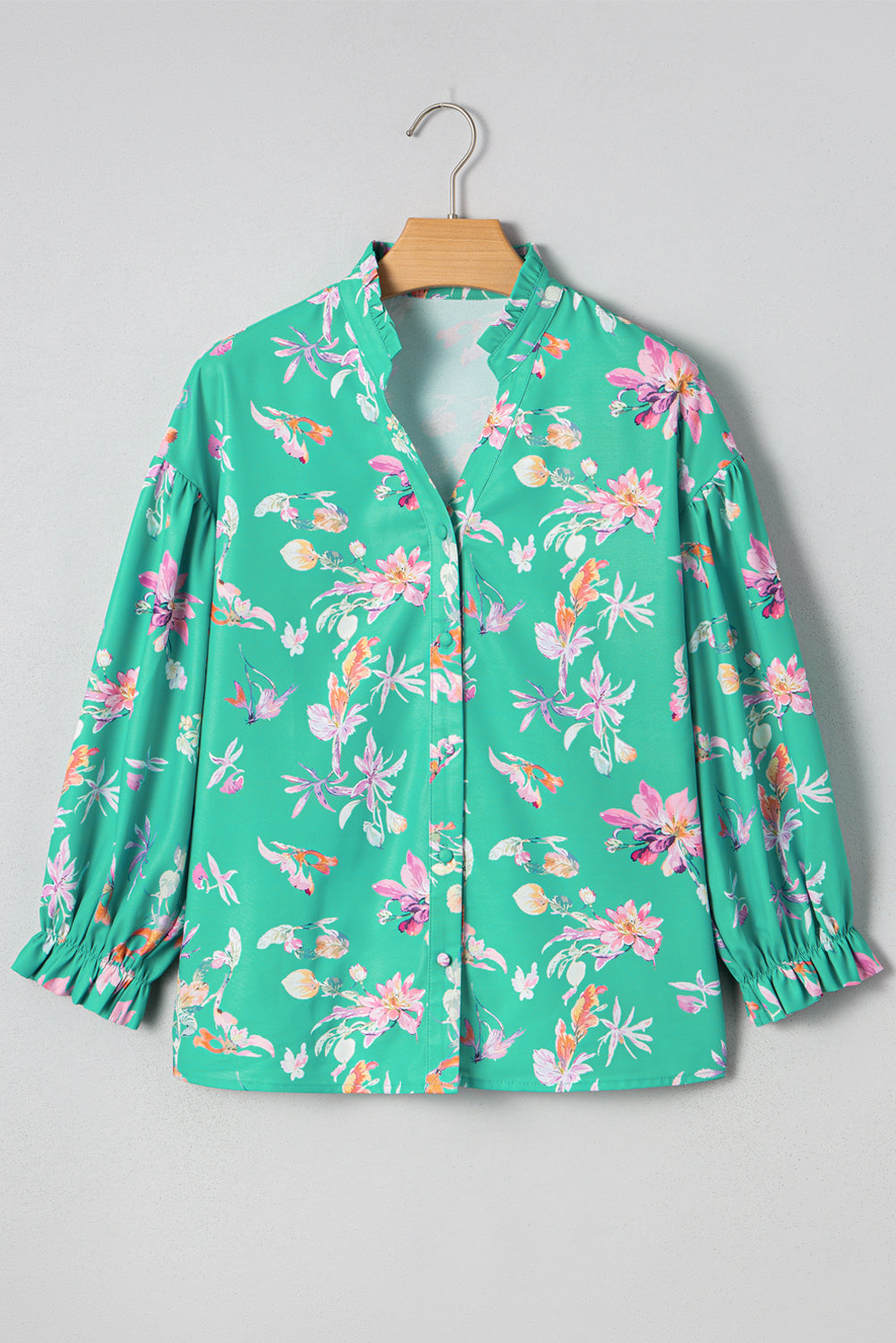 Bella Lantern Sleeve Front Shirt