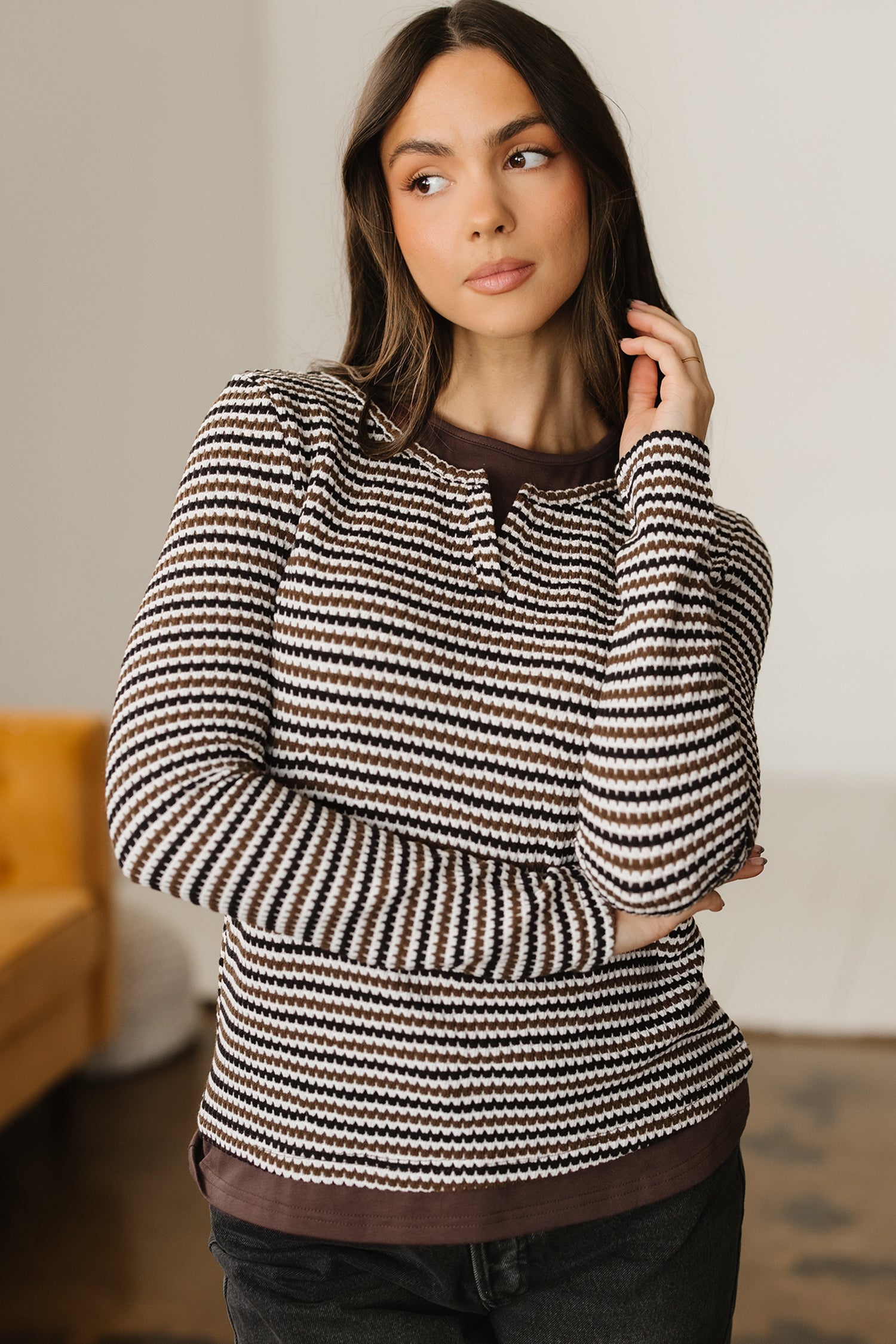 Avani Sleeve T Shirt Long Sleeve Top