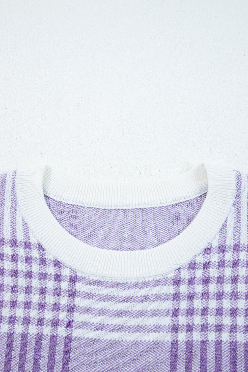 Giuliana Ribbed Trim Loose Sweater