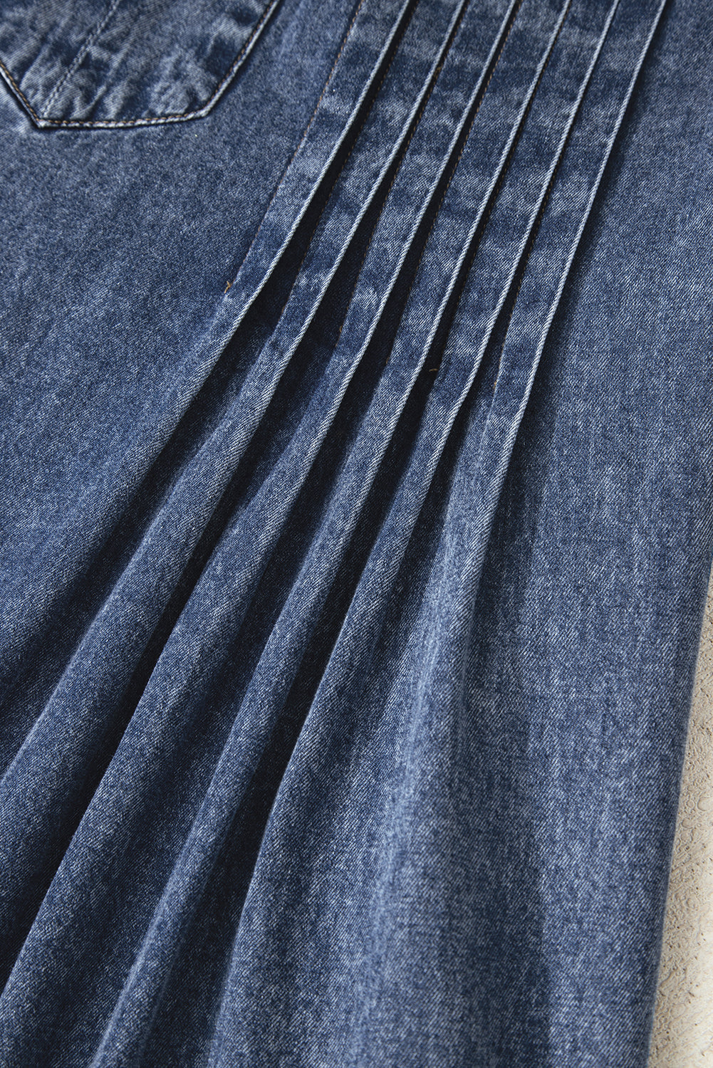 Autumn Tied Pleated Mini Dress