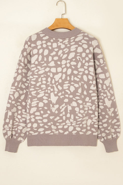 Avery Trim Drop Shoulder Sweater