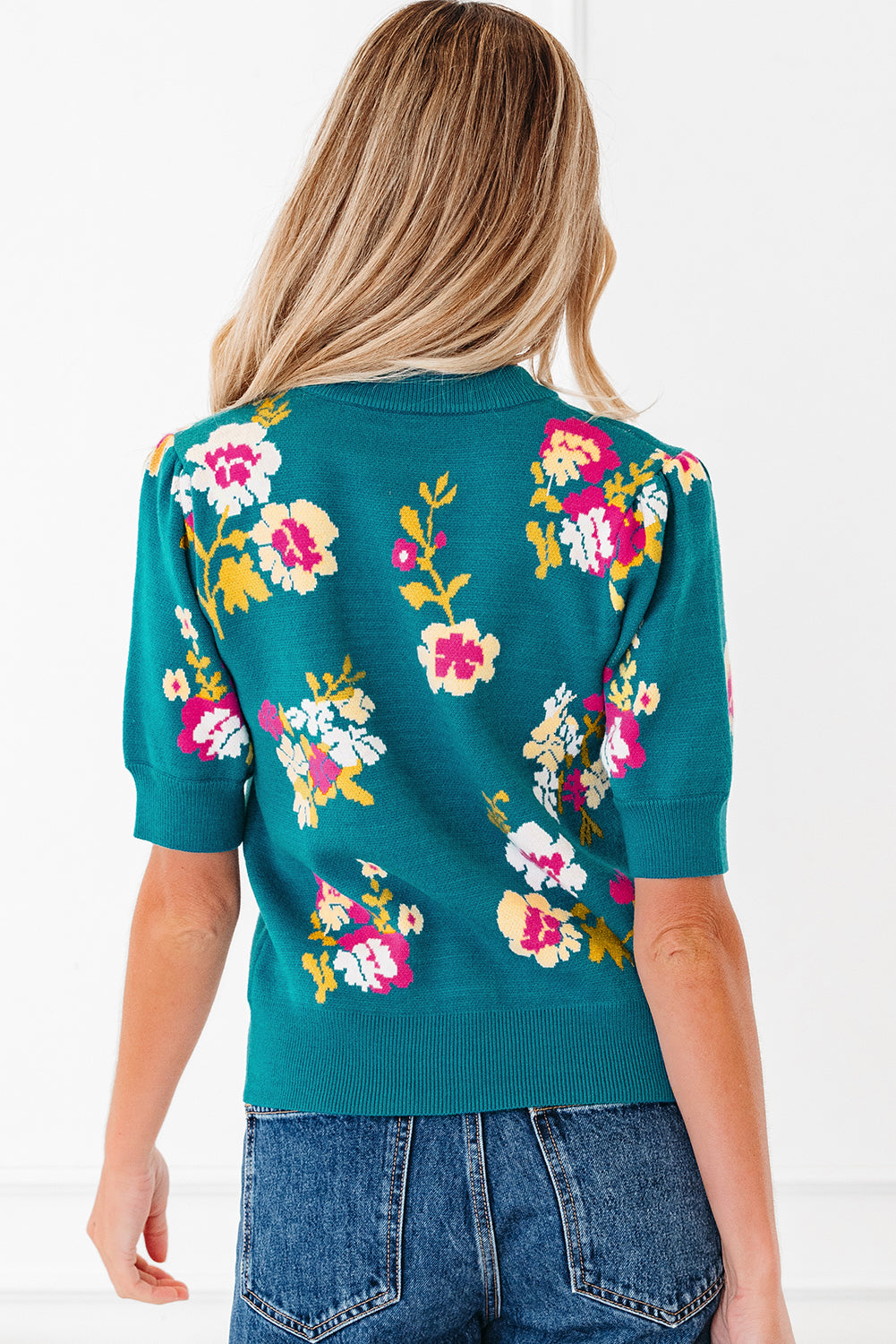 Joelle Sleeve Knitted Top