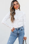 Kaliyah See Through Mock Long Sleeve Top