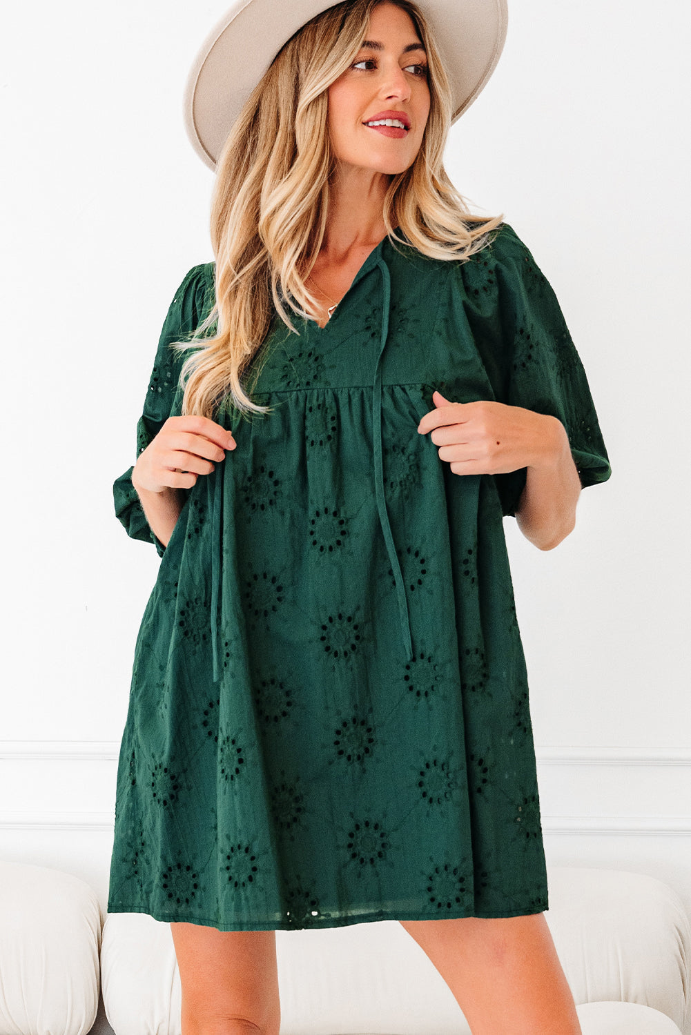 Beth Sleeve Swing Mini Dress