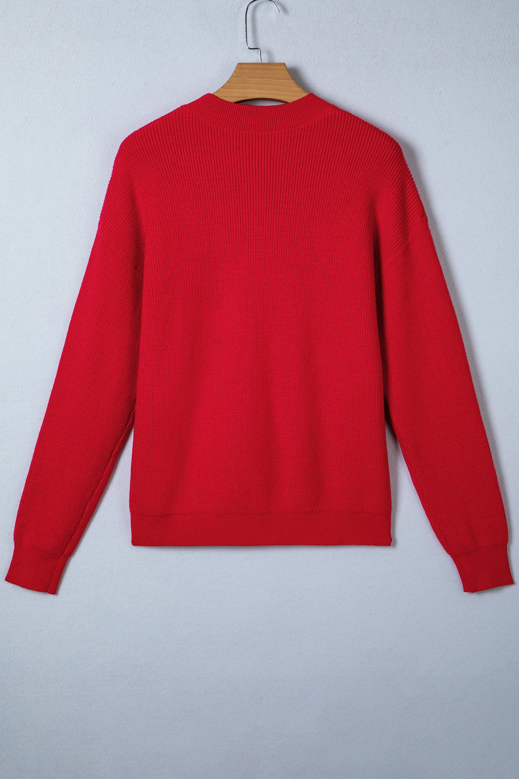 Arya Embroidered Graphic Ribbed Sweater