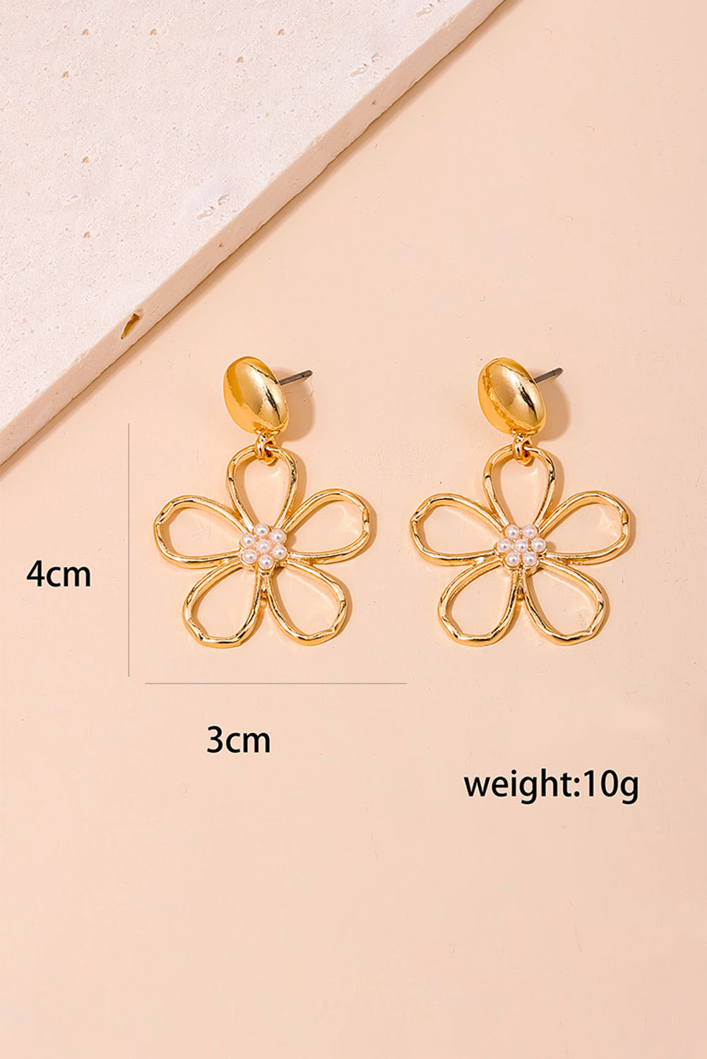 Kendall Pearl Decor Stud Earrings