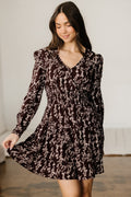 Serenity Waist Flared Mini Dress