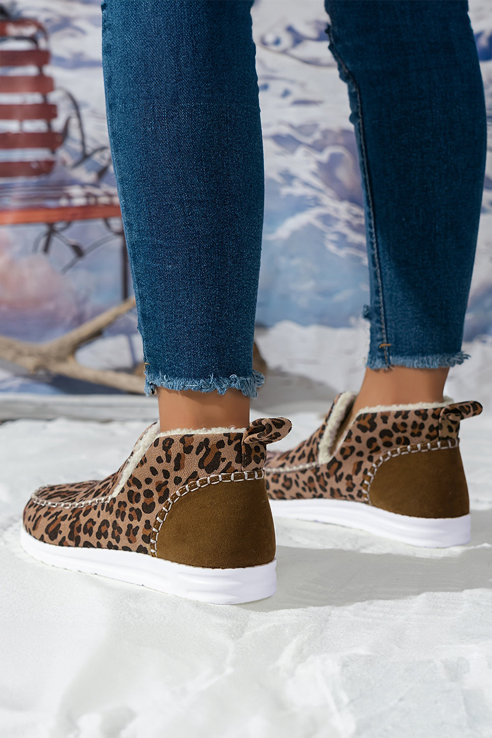 Sofia Flat Winter Fur Boots