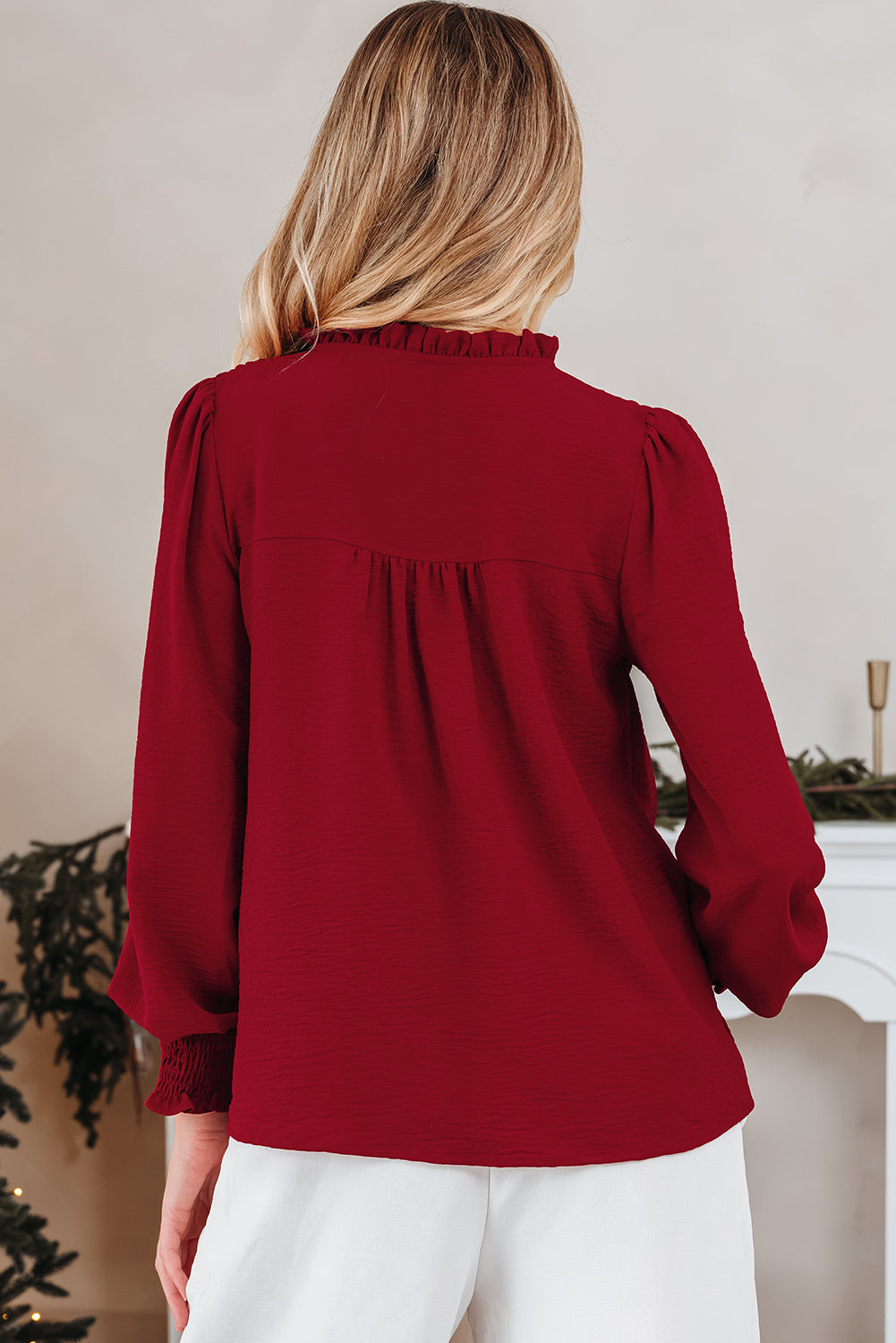 Karimya Long Sleeve Blouse Long Sleeve Top